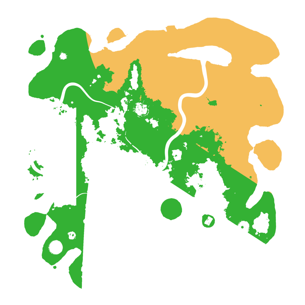 Biome Rust Map: Procedural Map, Size: 3850, Seed: 3800