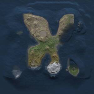 Thumbnail Rust Map: Procedural Map, Size: 1750, Seed: 23213, 2 Monuments