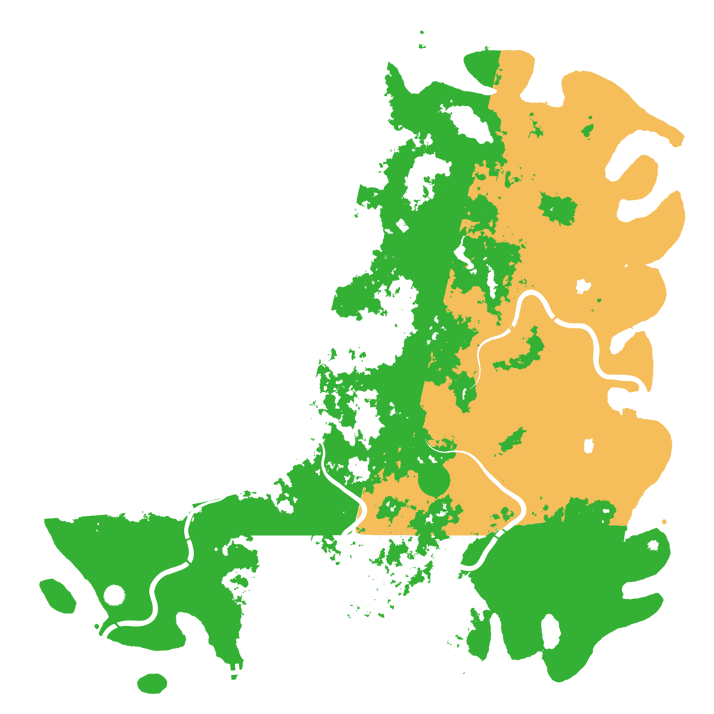 Biome Rust Map: Procedural Map, Size: 6000, Seed: 764138204