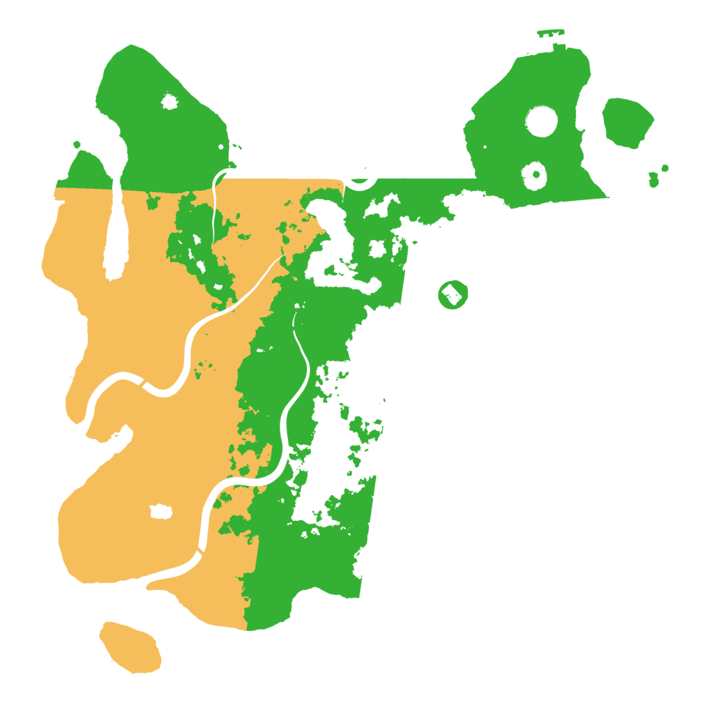 Biome Rust Map: Procedural Map, Size: 4000, Seed: 954732614