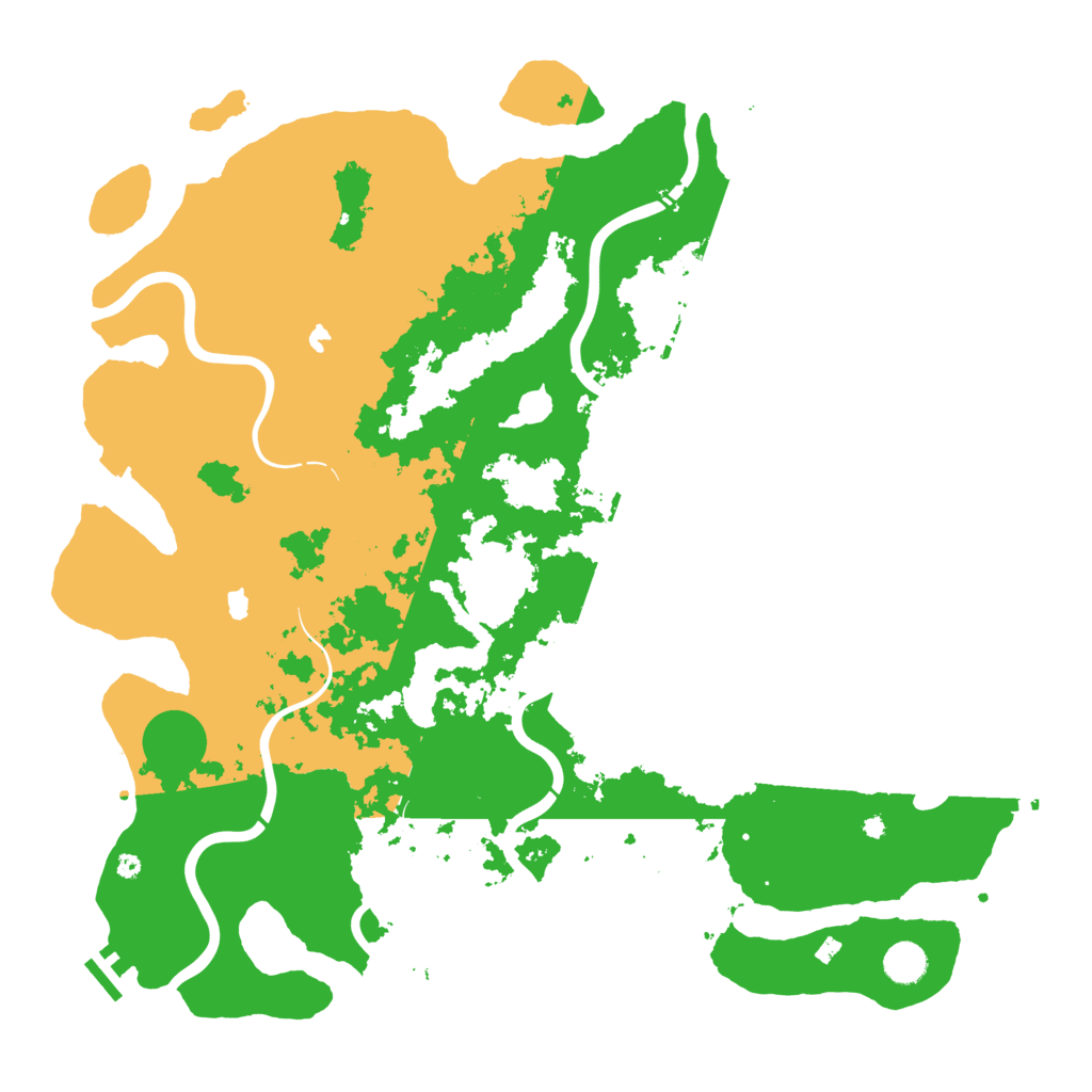 Biome Rust Map: Procedural Map, Size: 4500, Seed: 945879697