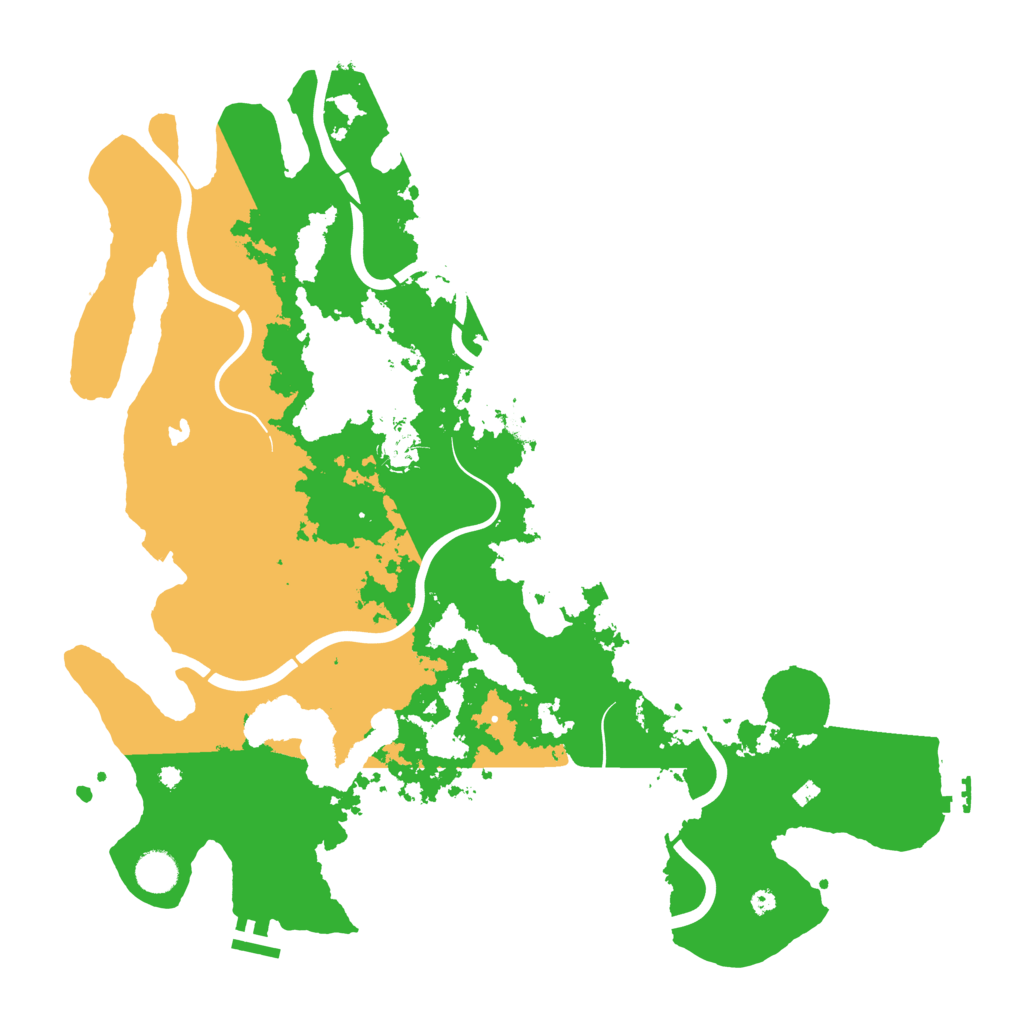Biome Rust Map: Procedural Map, Size: 4250, Seed: 10094