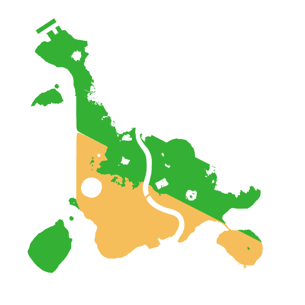Biome Rust Map: Procedural Map, Size: 2800, Seed: 603045840