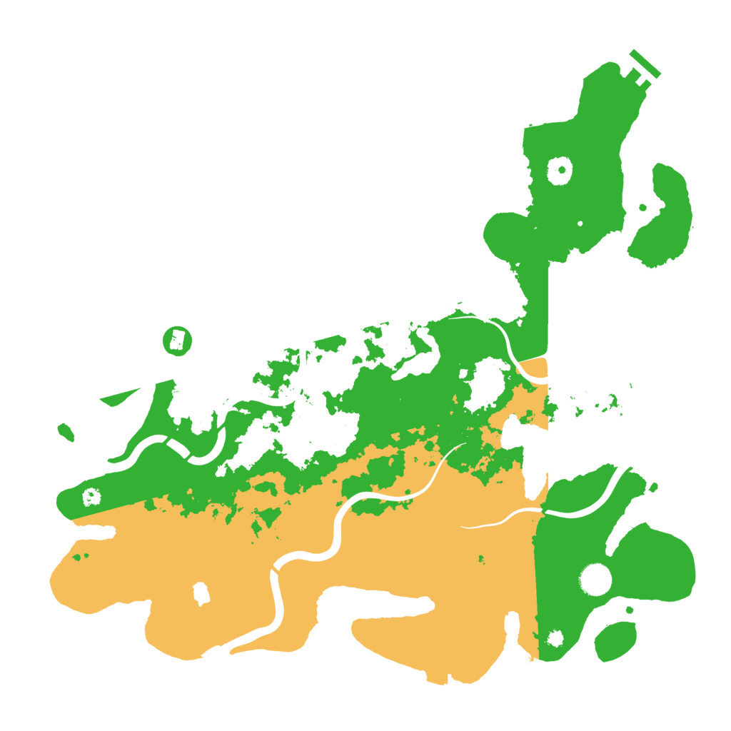Biome Rust Map: Procedural Map, Size: 4000, Seed: 8723491