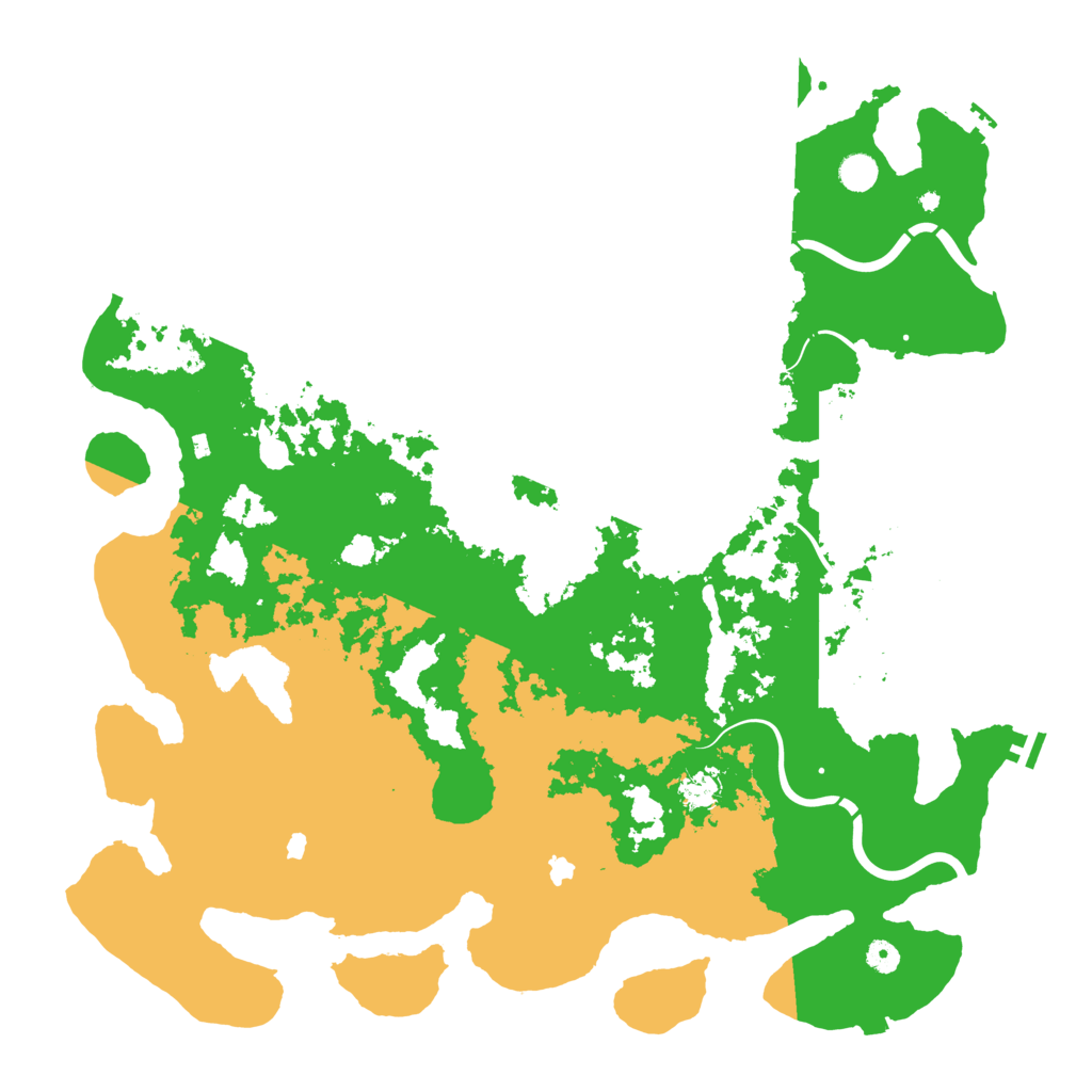 Biome Rust Map: Procedural Map, Size: 5000, Seed: 206591755