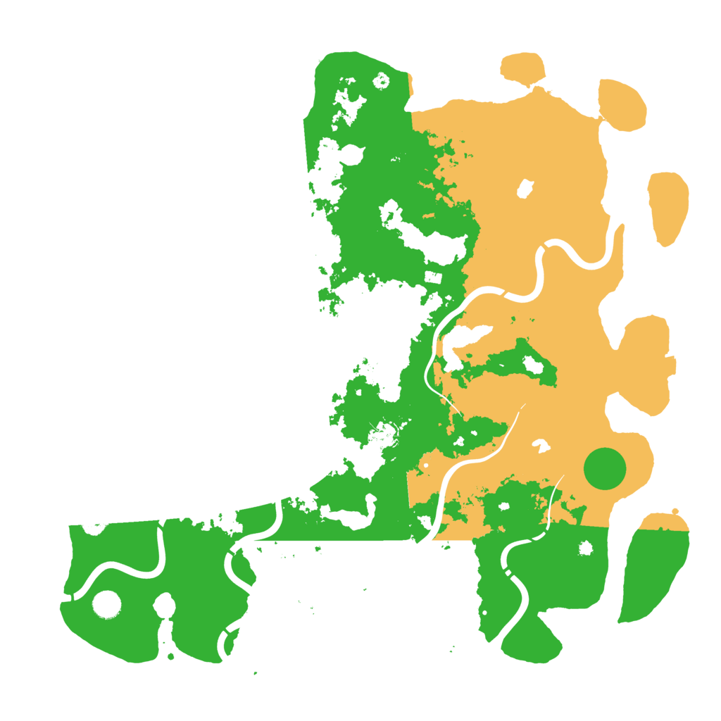 Biome Rust Map: Procedural Map, Size: 4500, Seed: 1238198