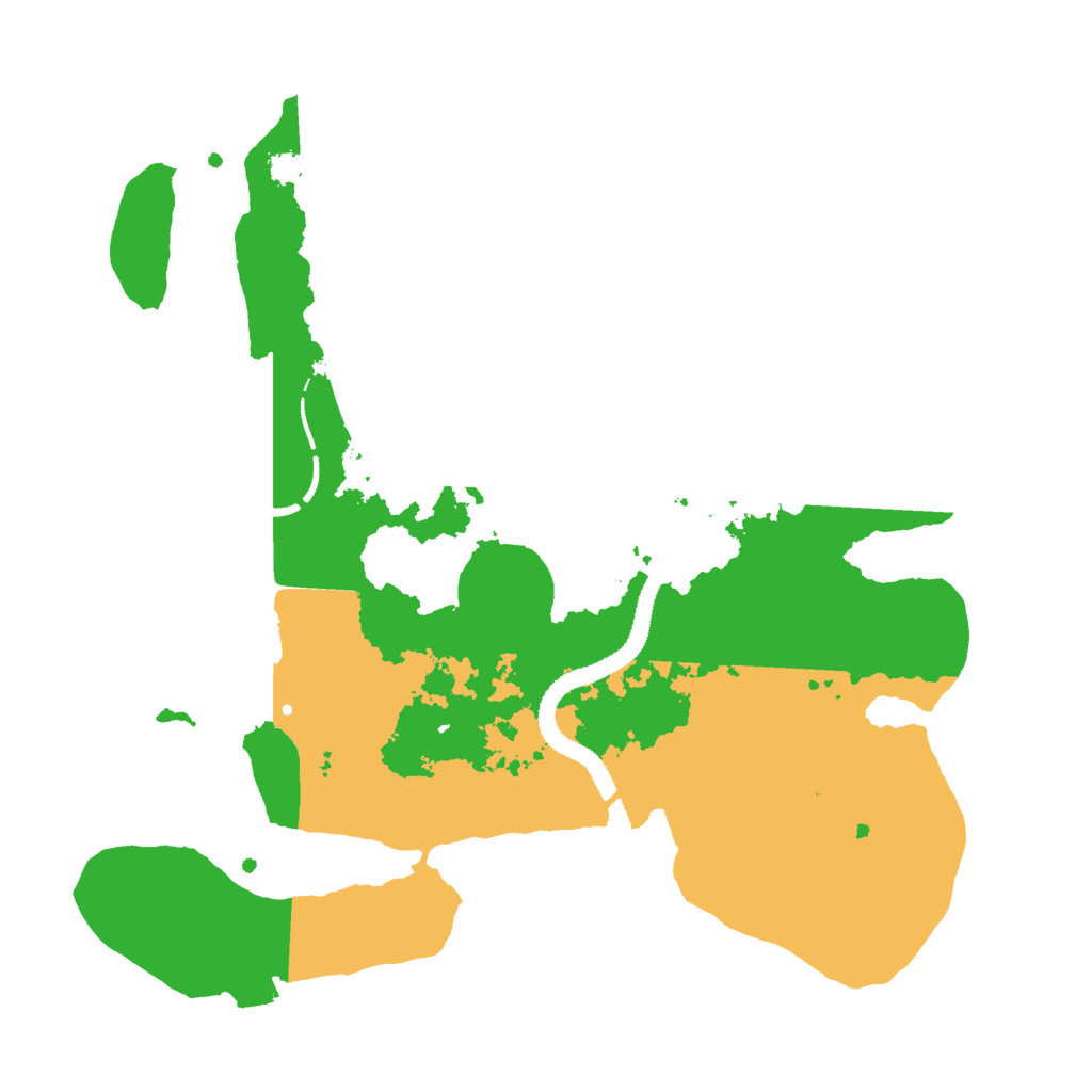 Biome Rust Map: Procedural Map, Size: 3000, Seed: 103119220