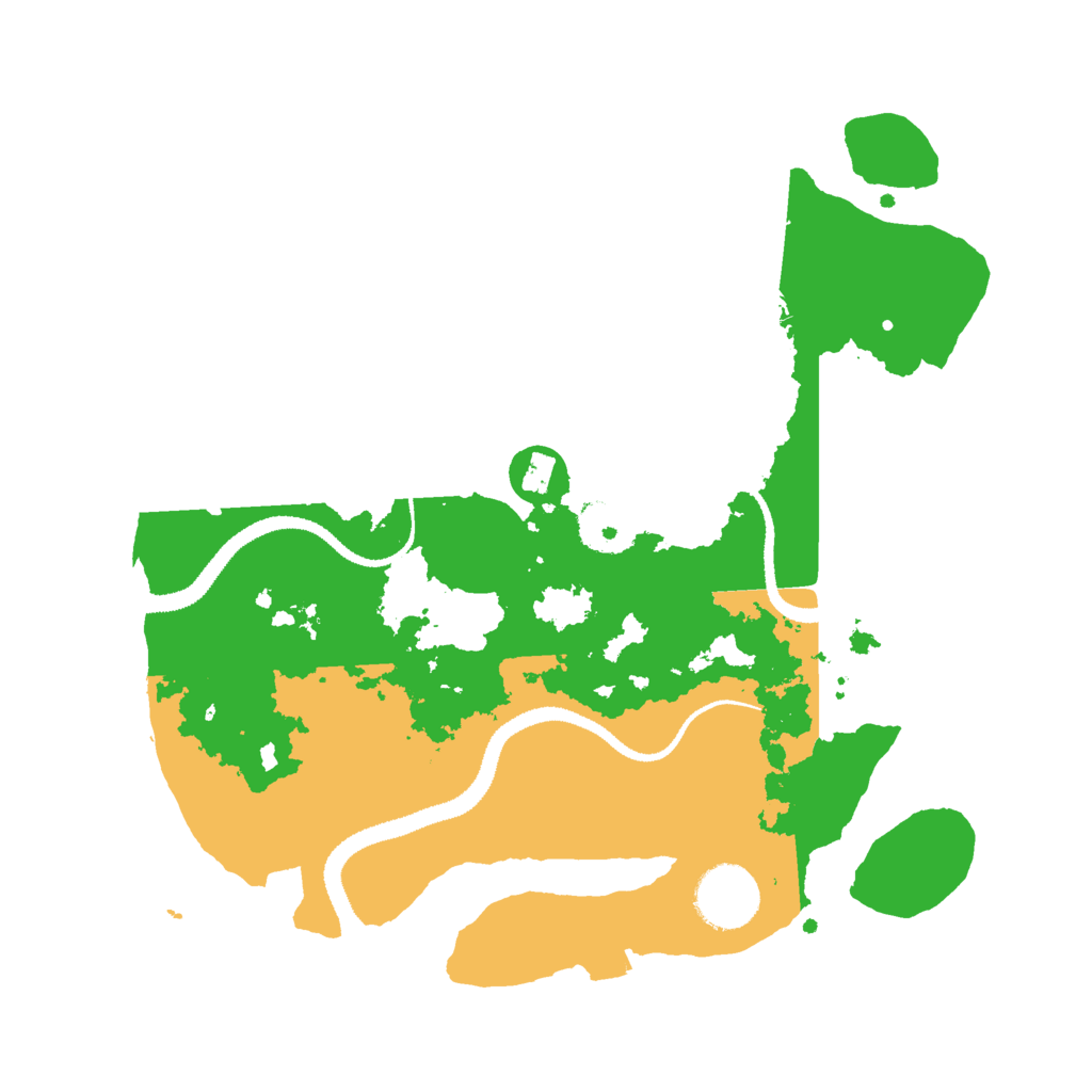 Biome Rust Map: Procedural Map, Size: 3000, Seed: 17890123