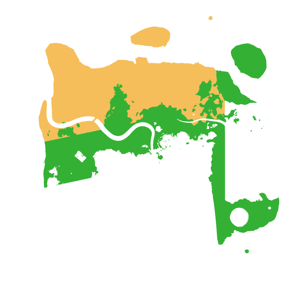 Biome Rust Map: Procedural Map, Size: 3000, Seed: 7318596