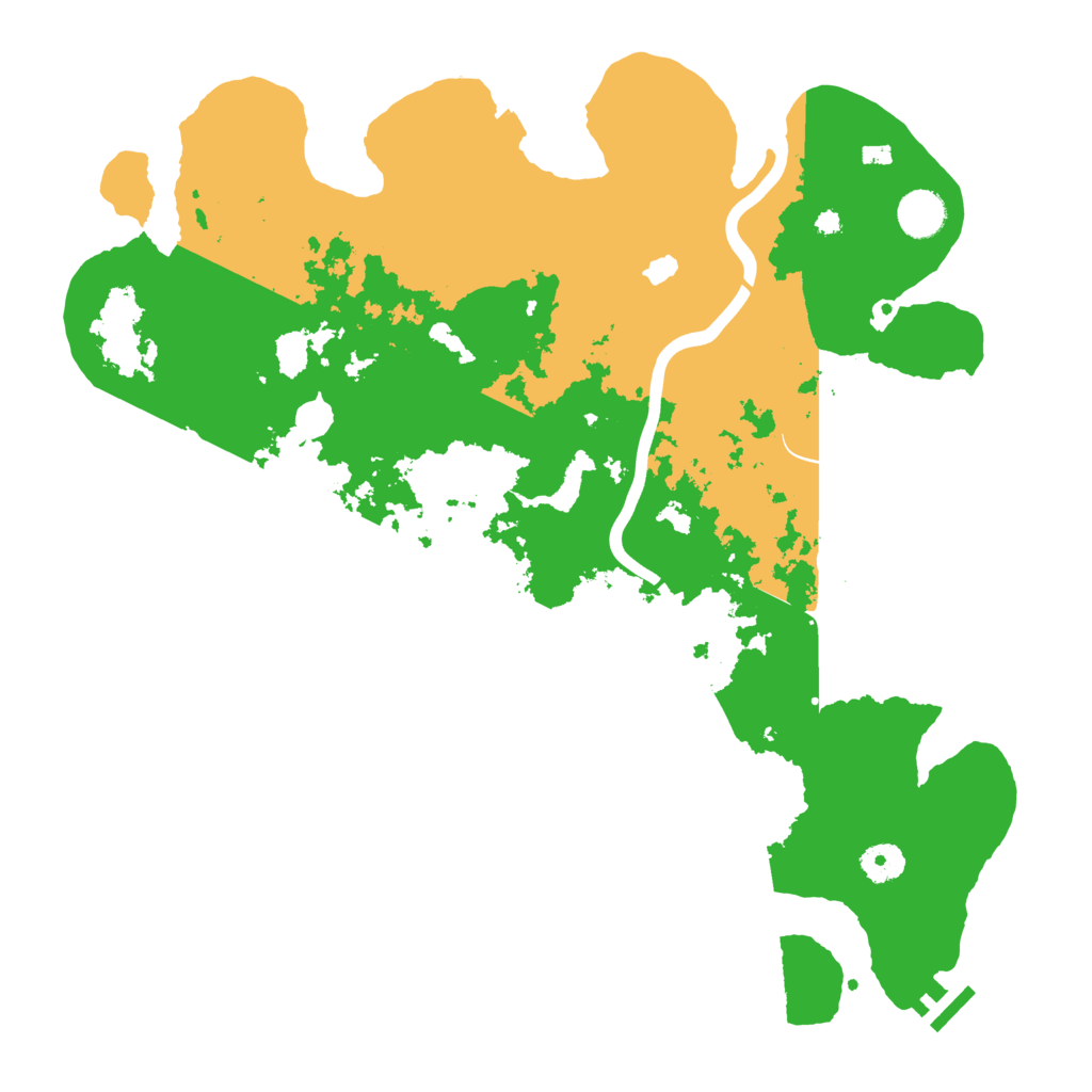 Biome Rust Map: Procedural Map, Size: 4000, Seed: 1429252528