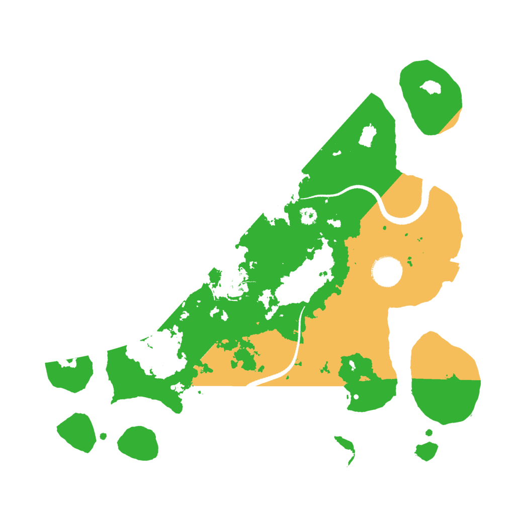 Biome Rust Map: Procedural Map, Size: 3000, Seed: 95347