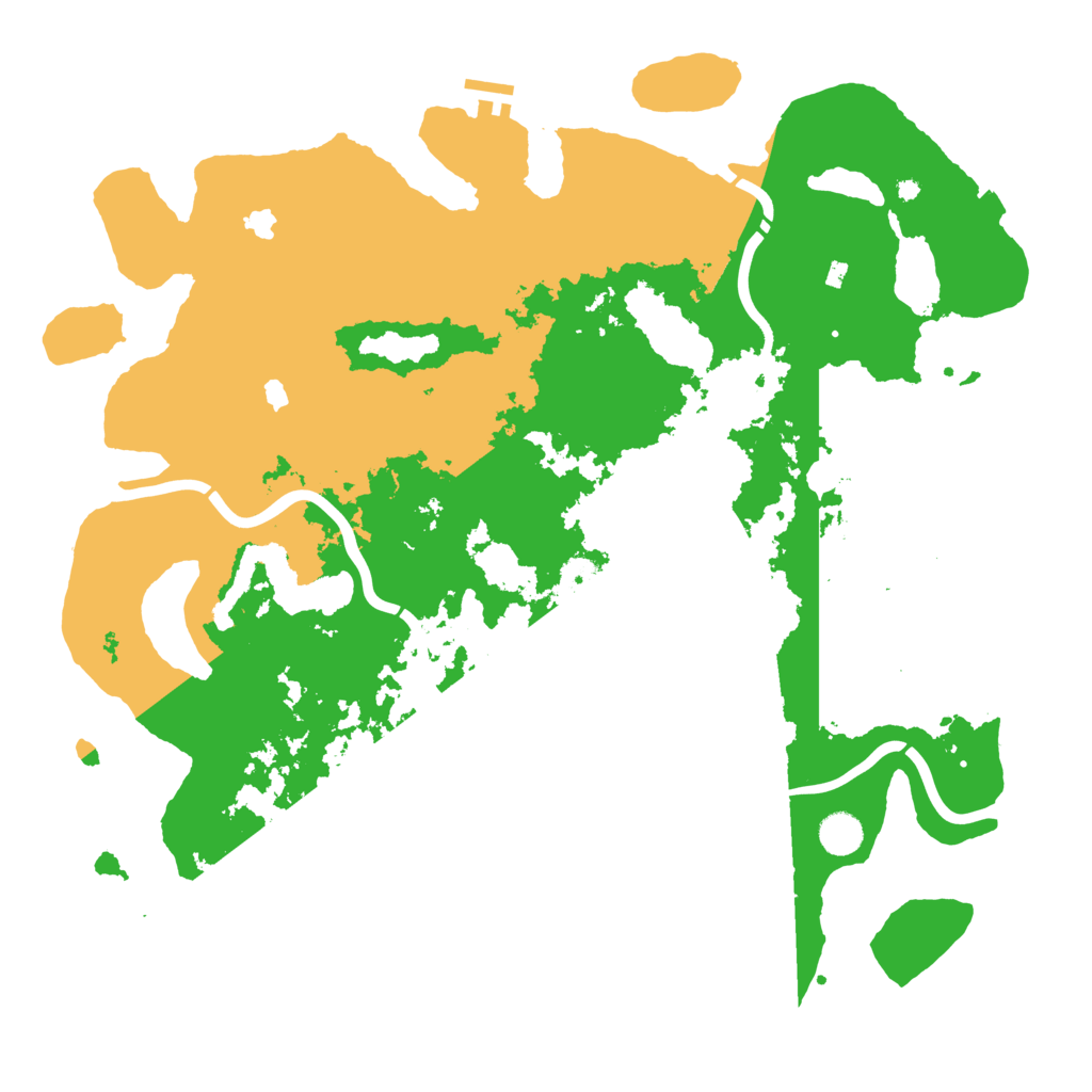 Biome Rust Map: Procedural Map, Size: 4500, Seed: 274483973