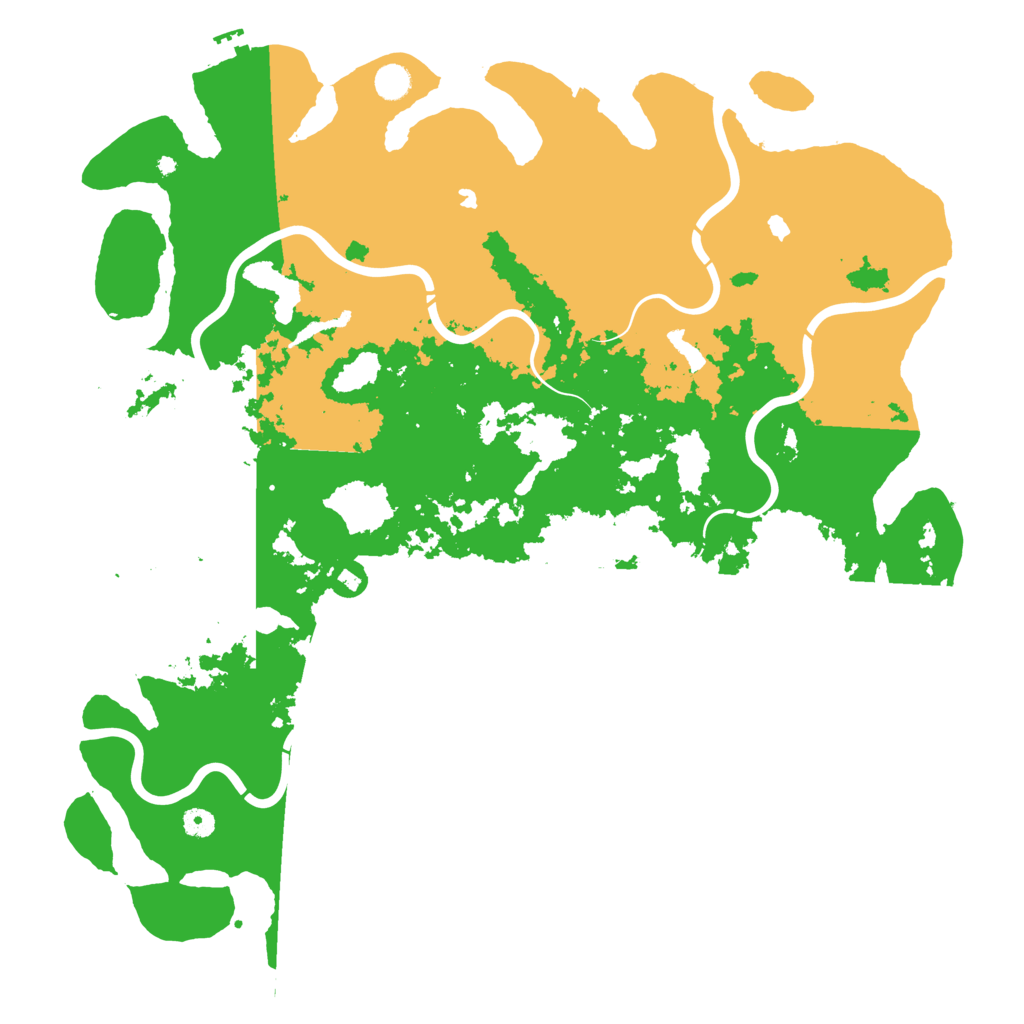 Biome Rust Map: Procedural Map, Size: 5000, Seed: 722625233