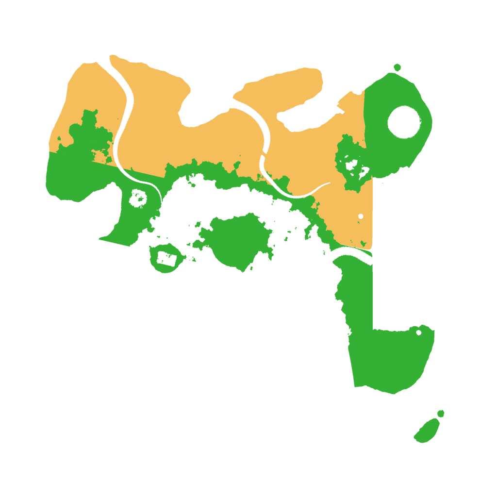 Biome Rust Map: Procedural Map, Size: 2800, Seed: 4400