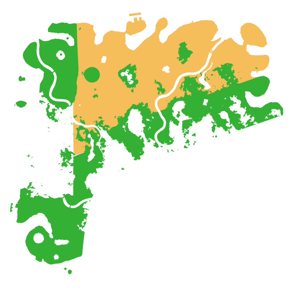 Biome Rust Map: Procedural Map, Size: 5000, Seed: 970324201