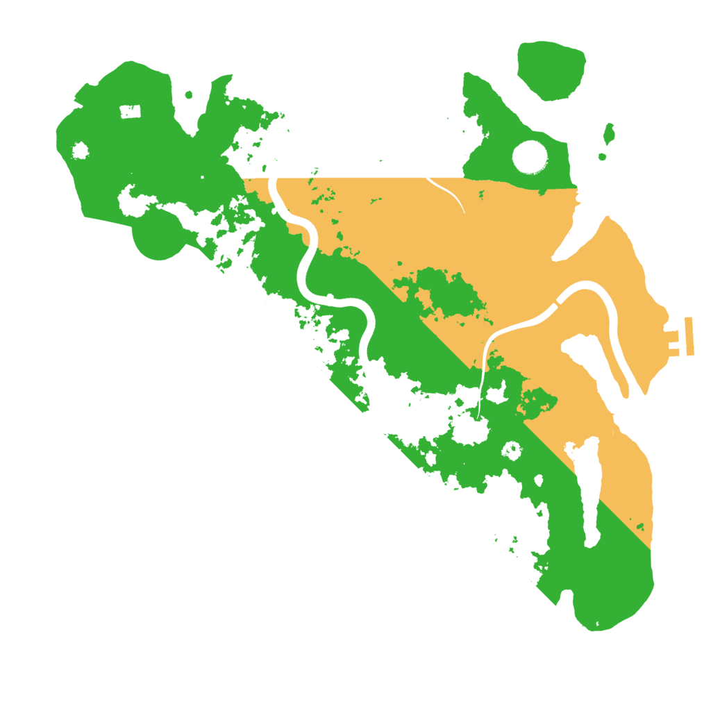 Biome Rust Map: Procedural Map, Size: 3750, Seed: 500805216