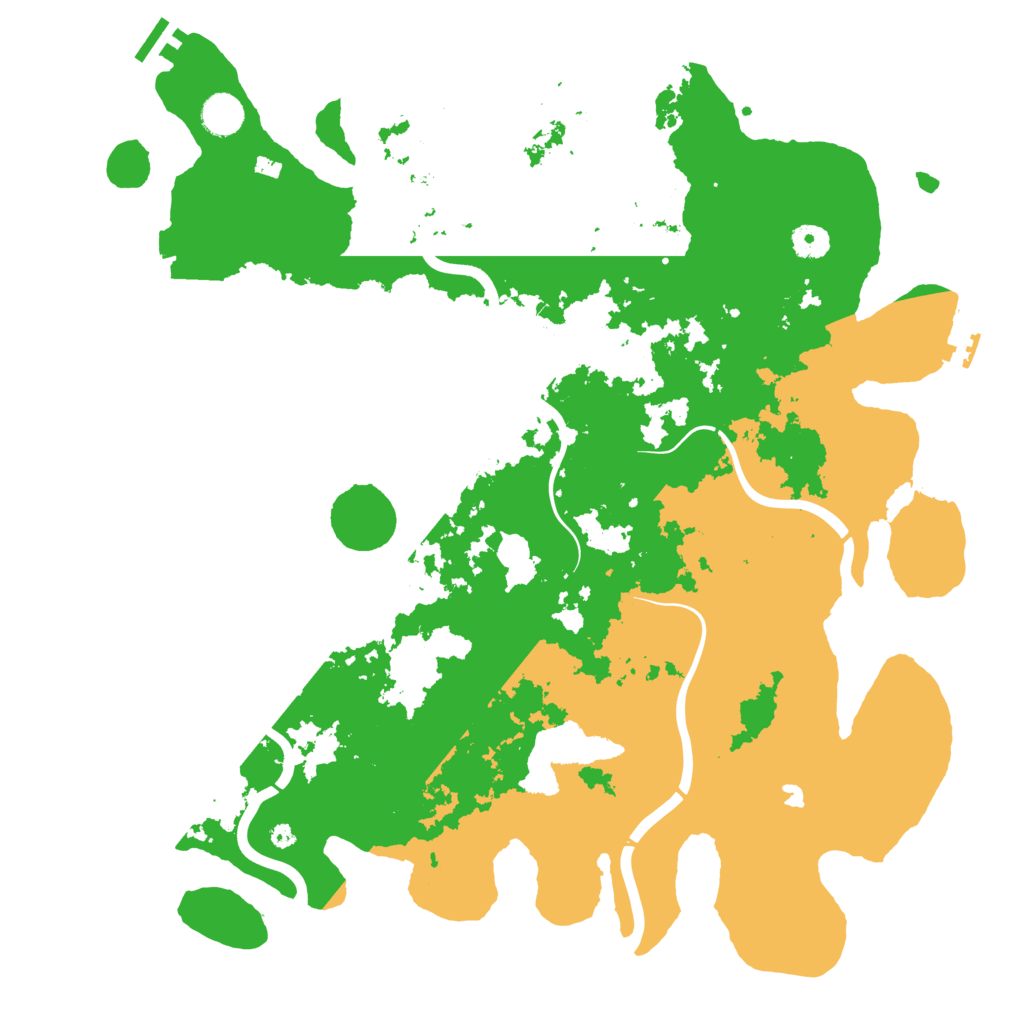 Biome Rust Map: Procedural Map, Size: 4250, Seed: 694006843