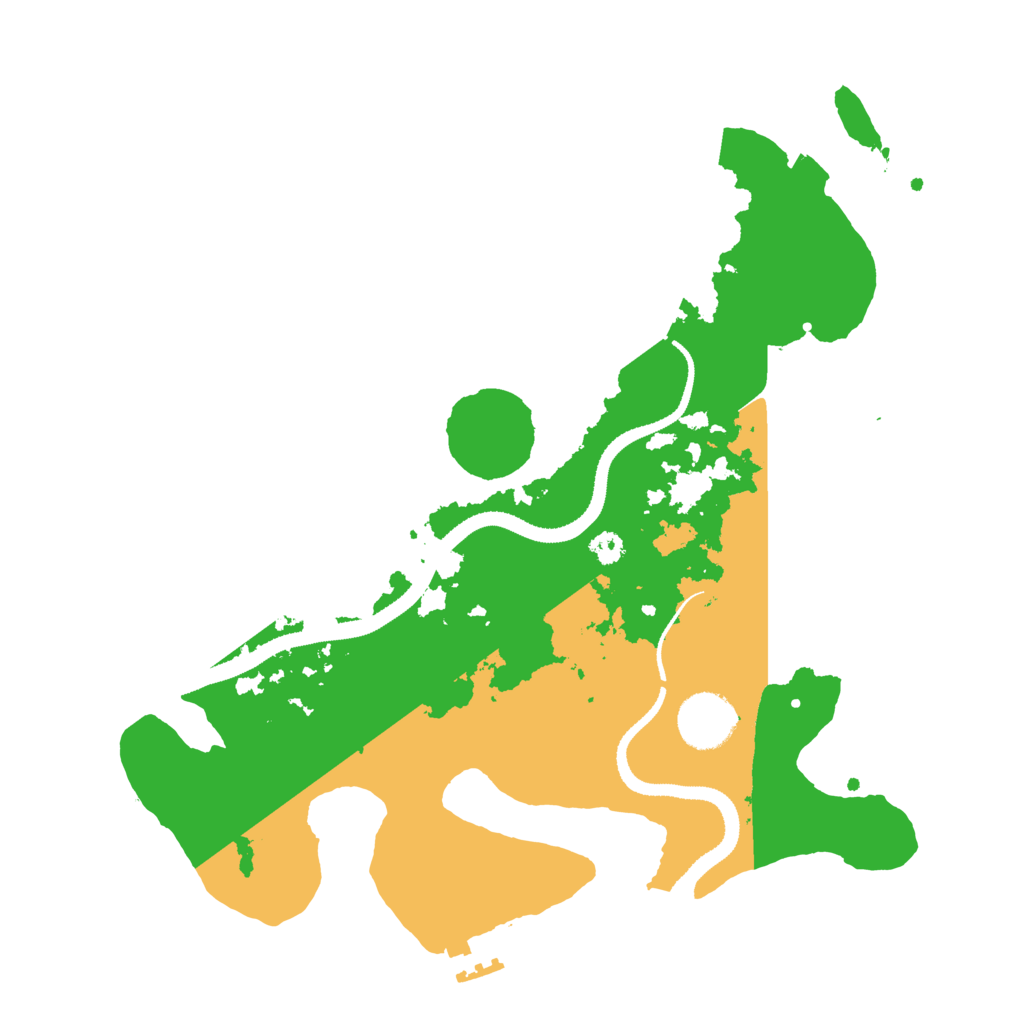 Biome Rust Map: Procedural Map, Size: 3200, Seed: 38201924