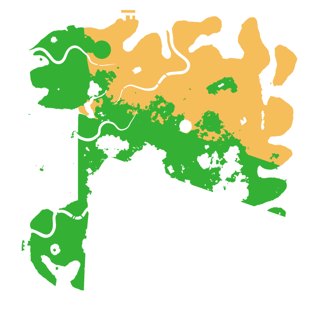 Biome Rust Map: Procedural Map, Size: 4500, Seed: 6394