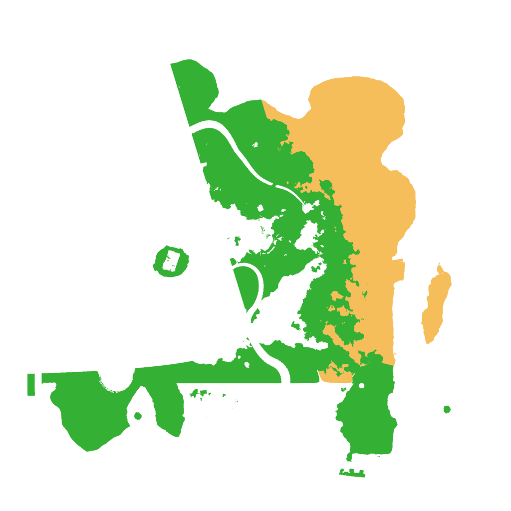 Biome Rust Map: Procedural Map, Size: 2750, Seed: 579610677