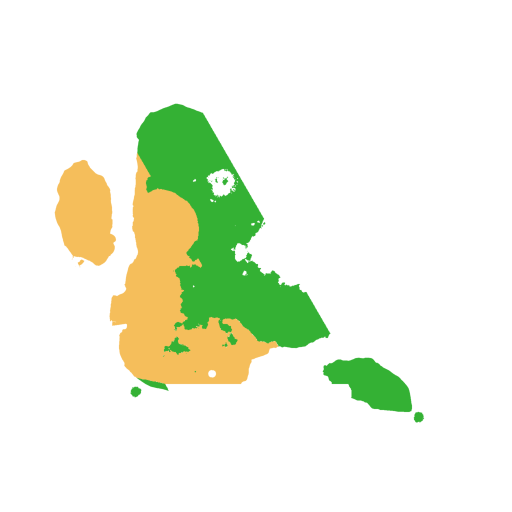 Biome Rust Map: Procedural Map, Size: 2000, Seed: 1005219540