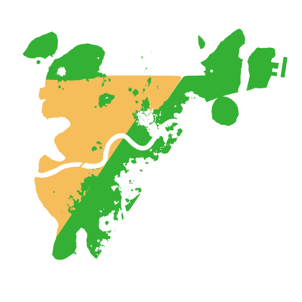 Biome Rust Map: Procedural Map, Size: 3000, Seed: 20588