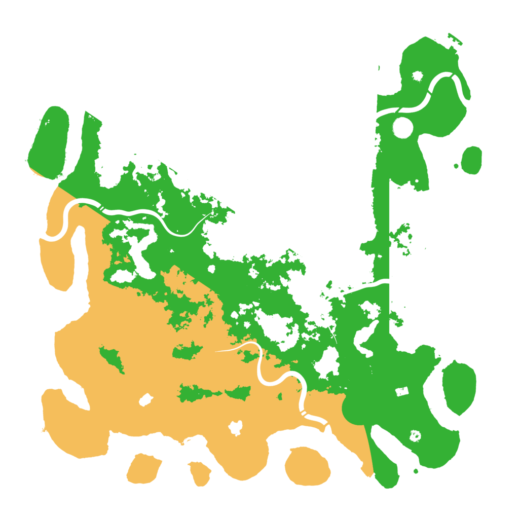 Biome Rust Map: Procedural Map, Size: 4500, Seed: 738114730