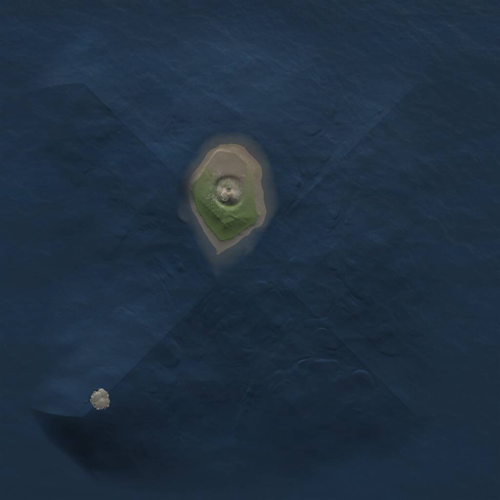 Rust Map: Procedural Map, Size: 1000, Seed: 1759936, 1 Monuments