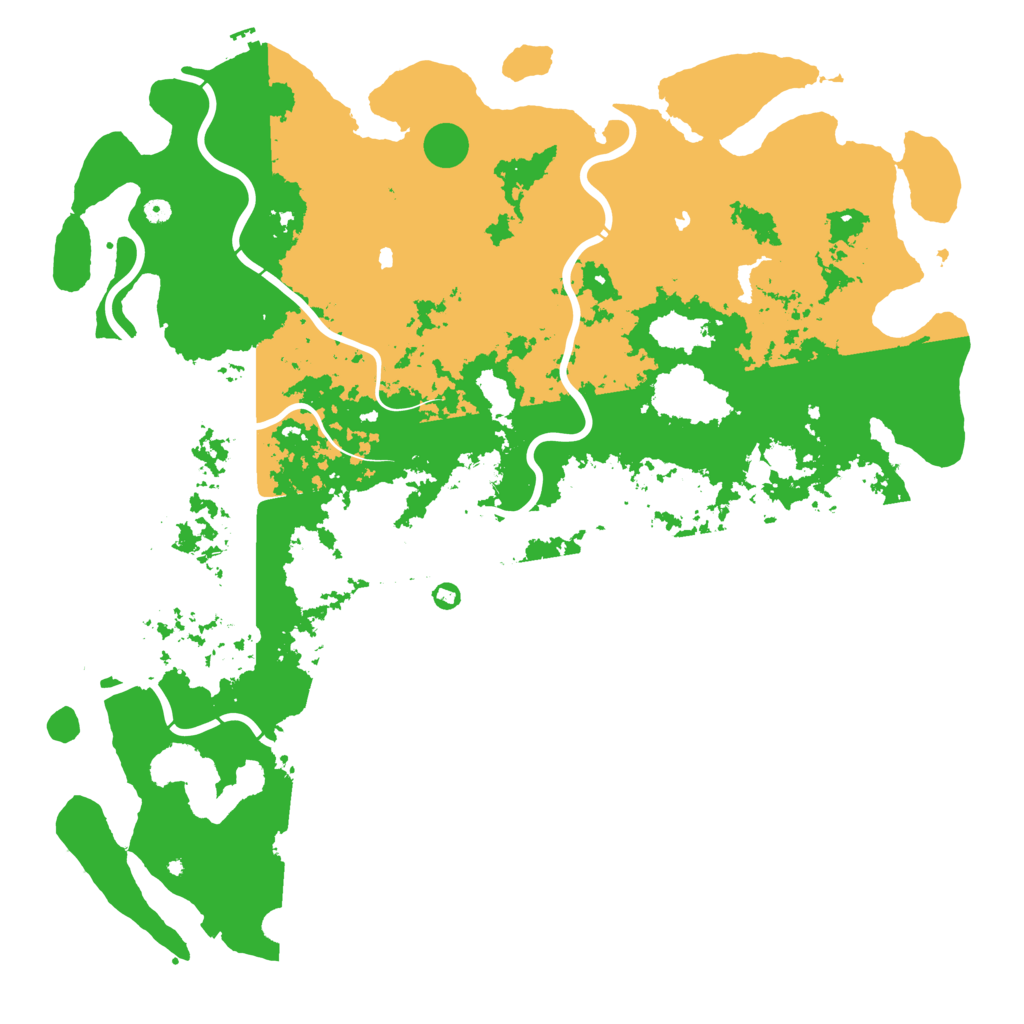 Biome Rust Map: Procedural Map, Size: 6000, Seed: 965290949