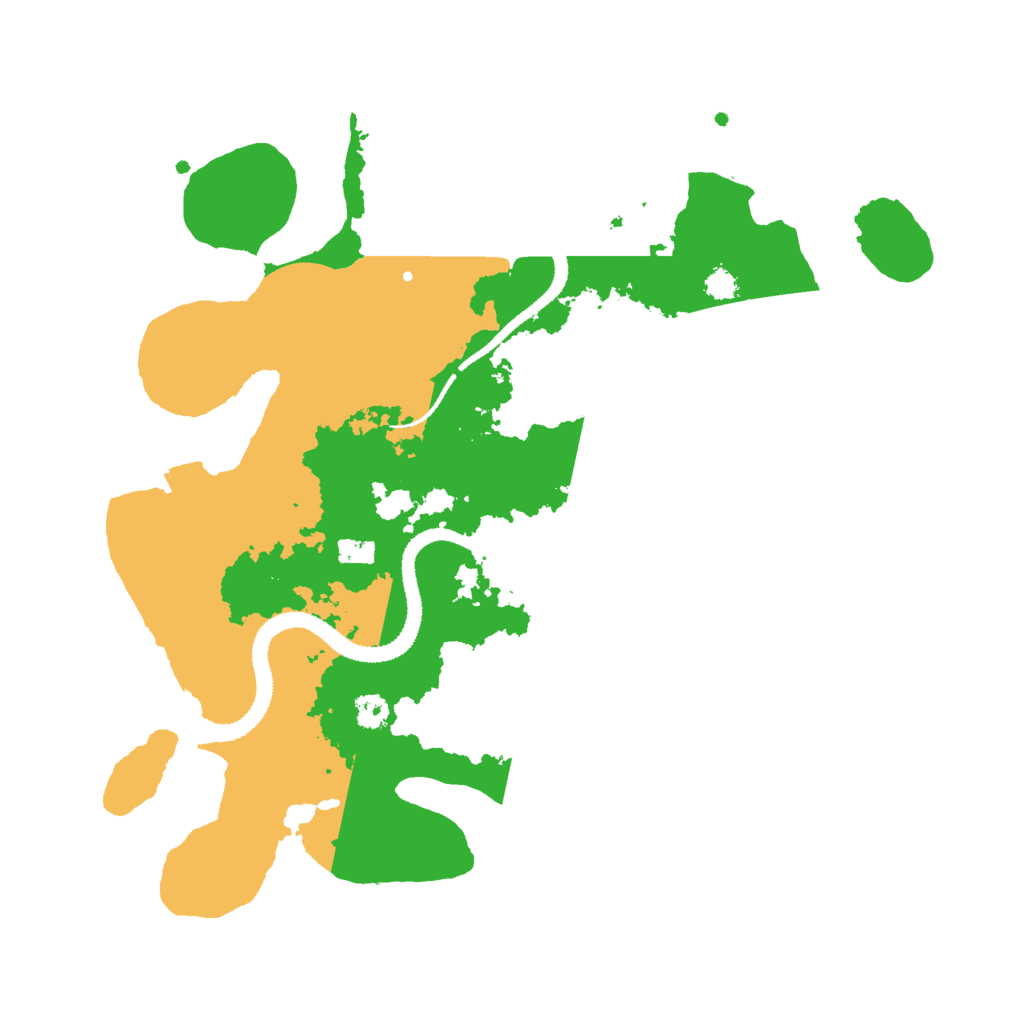 Biome Rust Map: Procedural Map, Size: 3000, Seed: 9568
