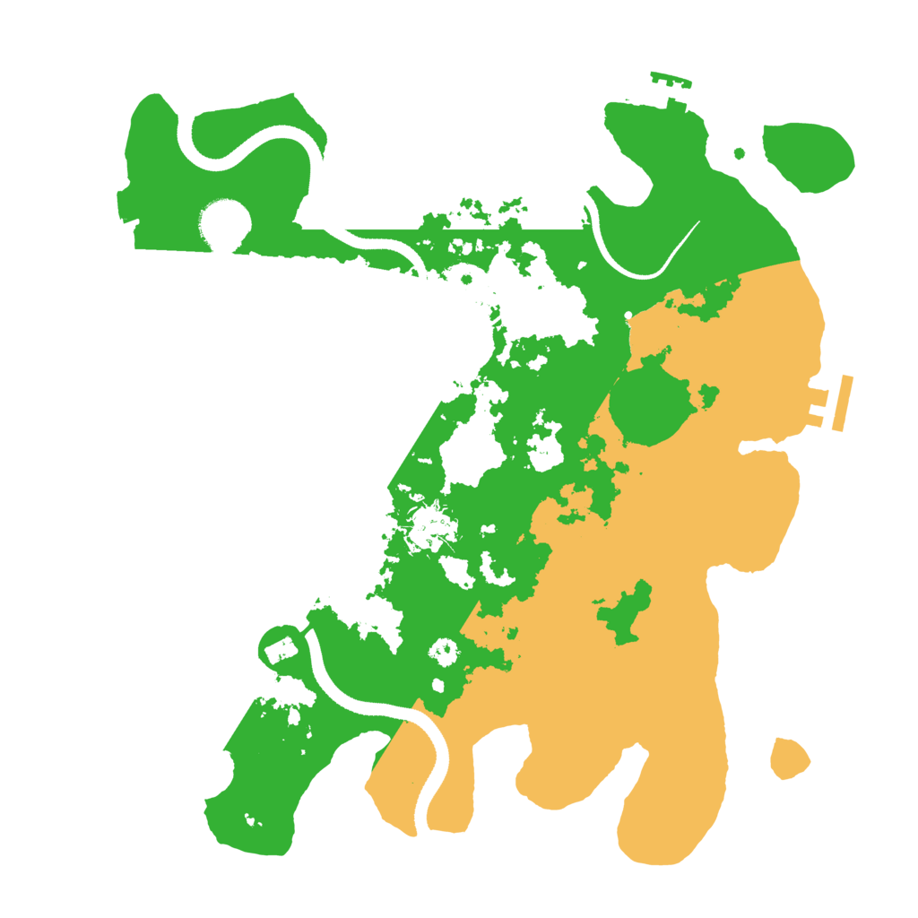 Biome Rust Map: Procedural Map, Size: 3300, Seed: 445566