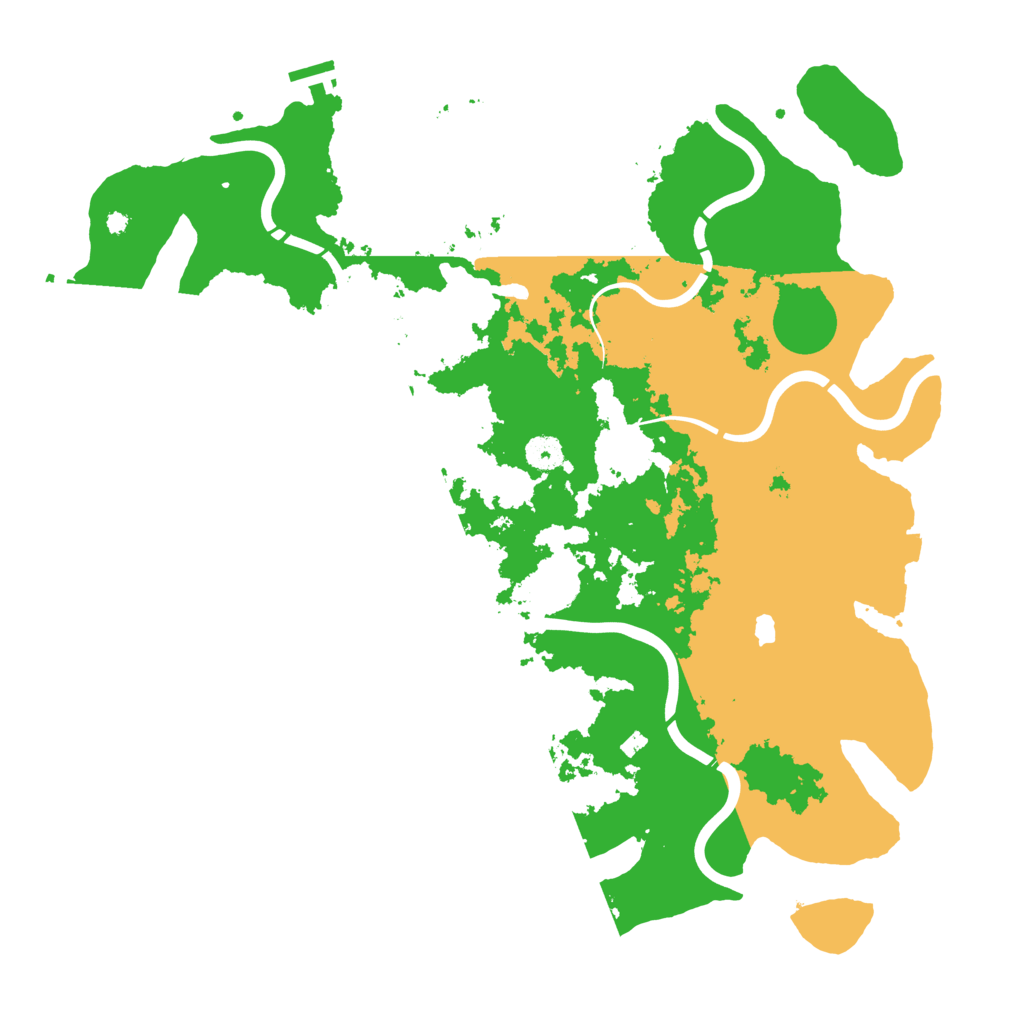 Biome Rust Map: Procedural Map, Size: 4250, Seed: 10890