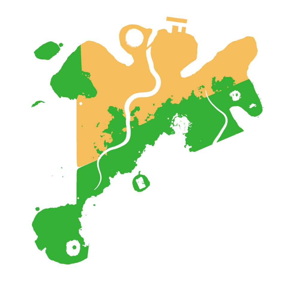 Biome Rust Map: Procedural Map, Size: 3000, Seed: 1498387594