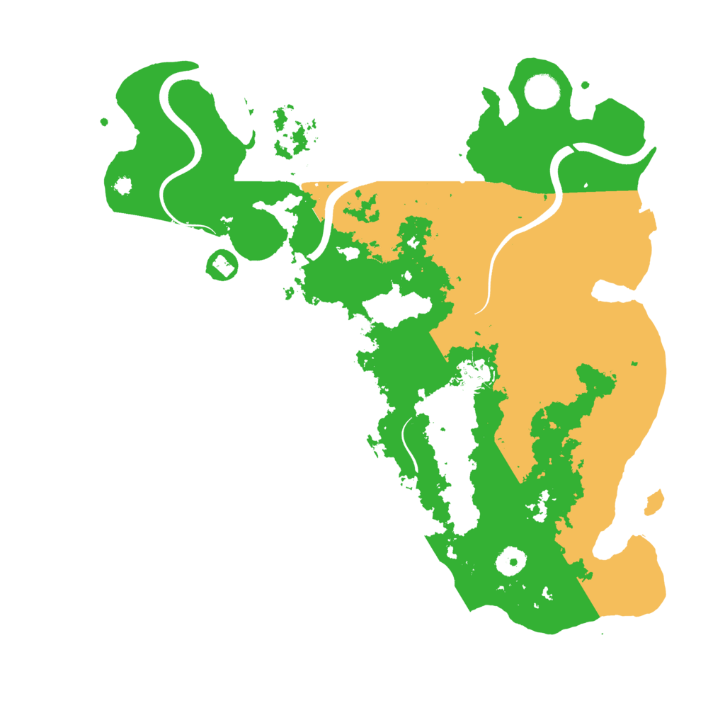 Biome Rust Map: Procedural Map, Size: 3750, Seed: 301521