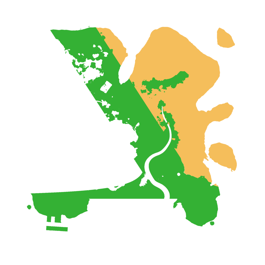 Biome Rust Map: Procedural Map, Size: 2500, Seed: 1567319945
