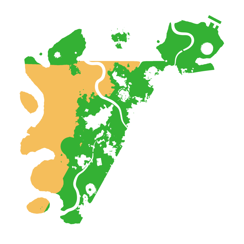 Biome Rust Map: Procedural Map, Size: 3500, Seed: 1404287243