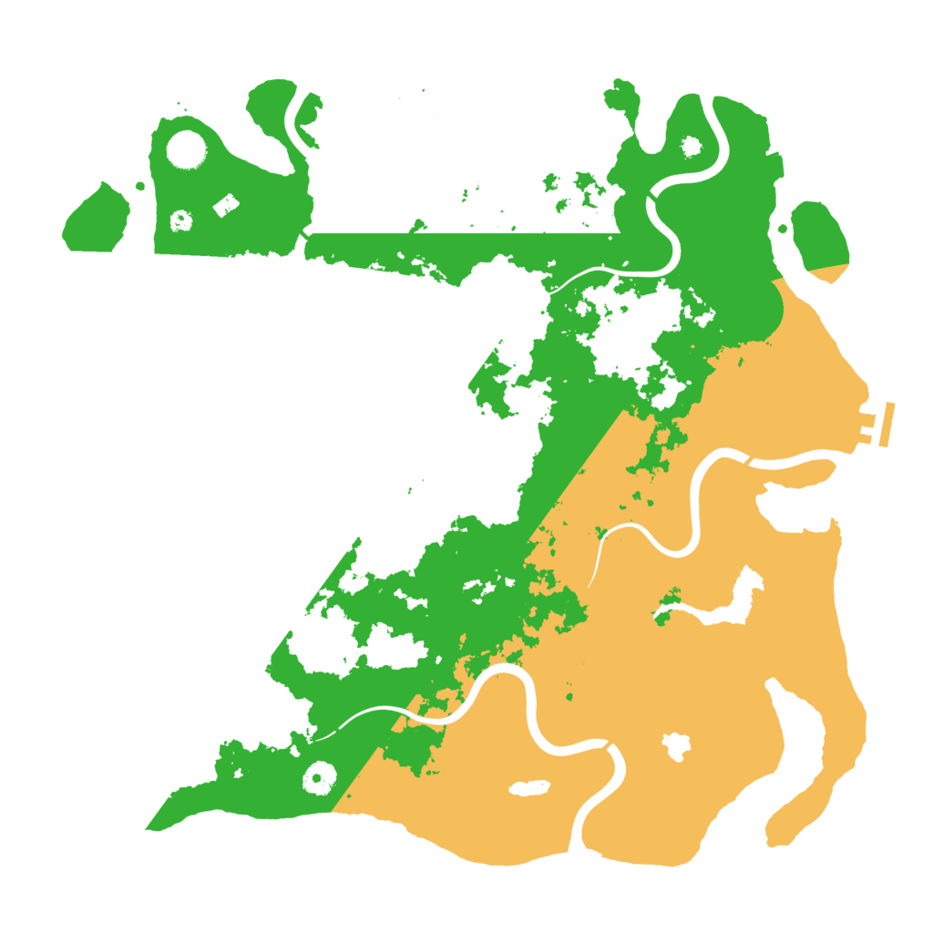 Biome Rust Map: Procedural Map, Size: 4200, Seed: 26092711