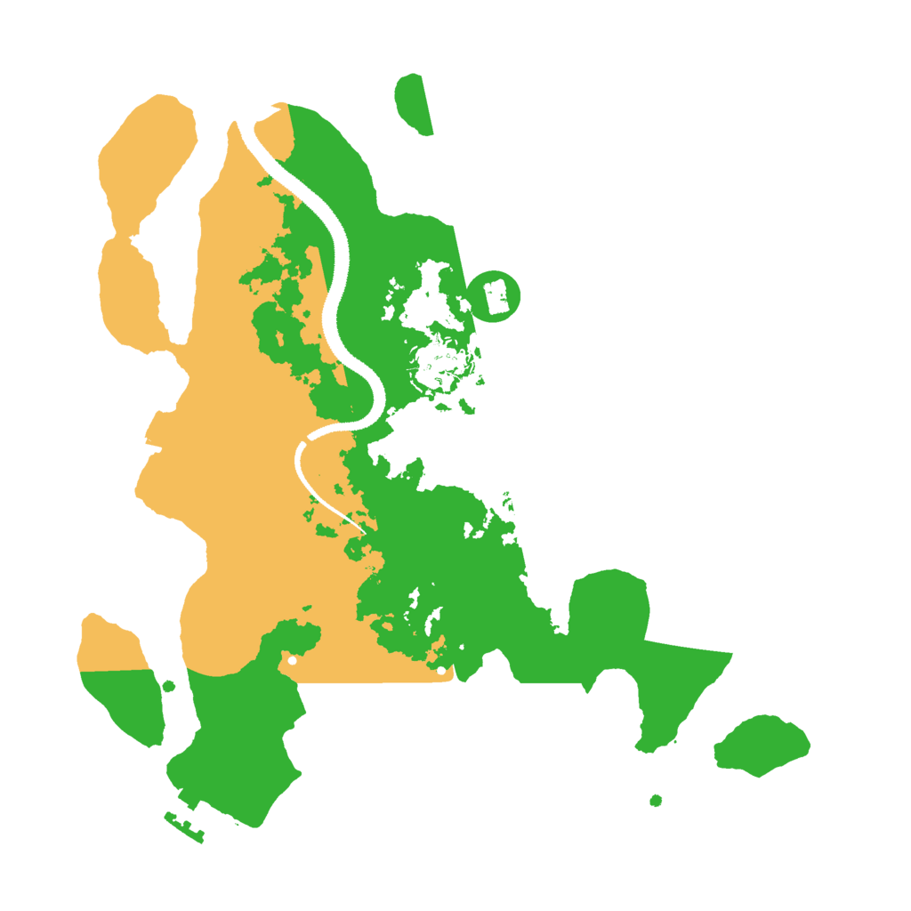 Biome Rust Map: Procedural Map, Size: 3000, Seed: 15957