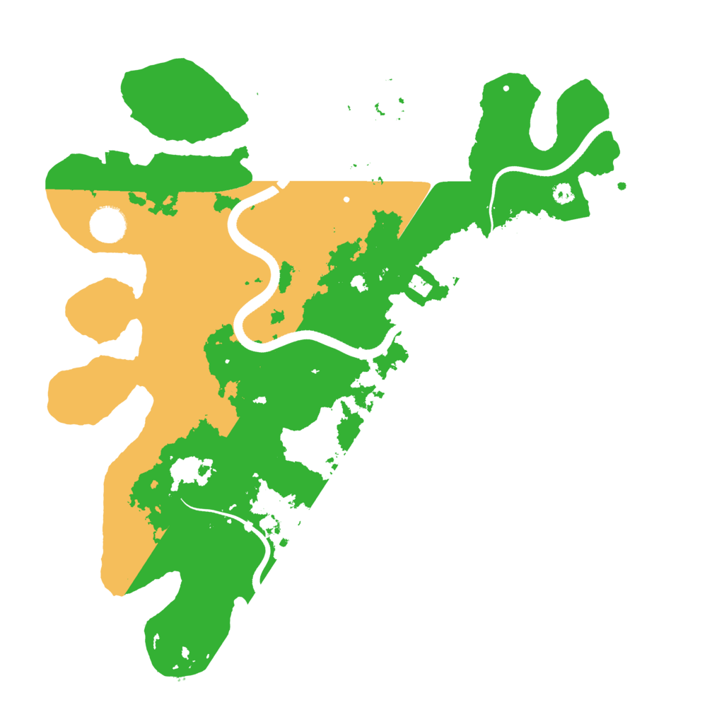 Biome Rust Map: Procedural Map, Size: 3500, Seed: 1322229652