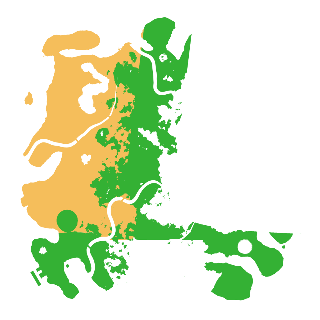 Biome Rust Map: Procedural Map, Size: 4000, Seed: 18273645