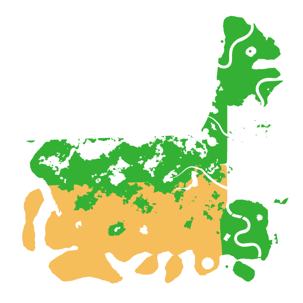 Biome Rust Map: Procedural Map, Size: 4500, Seed: 16167539