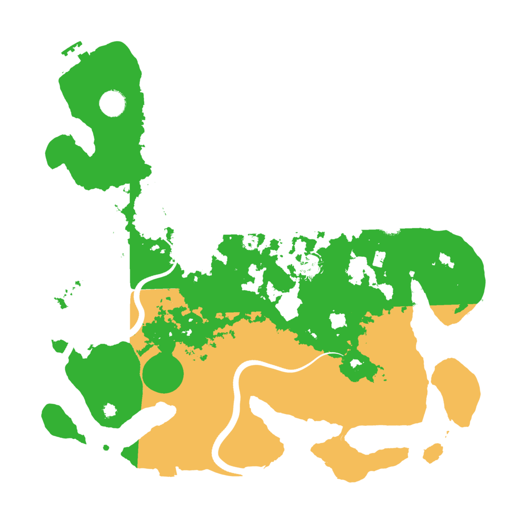 Biome Rust Map: Procedural Map, Size: 3499, Seed: 592514942