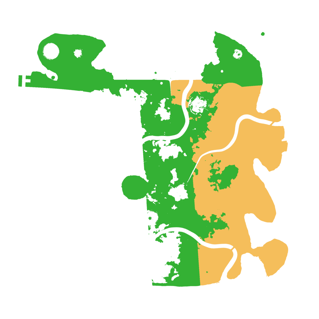 Biome Rust Map: Procedural Map, Size: 3500, Seed: 90321144