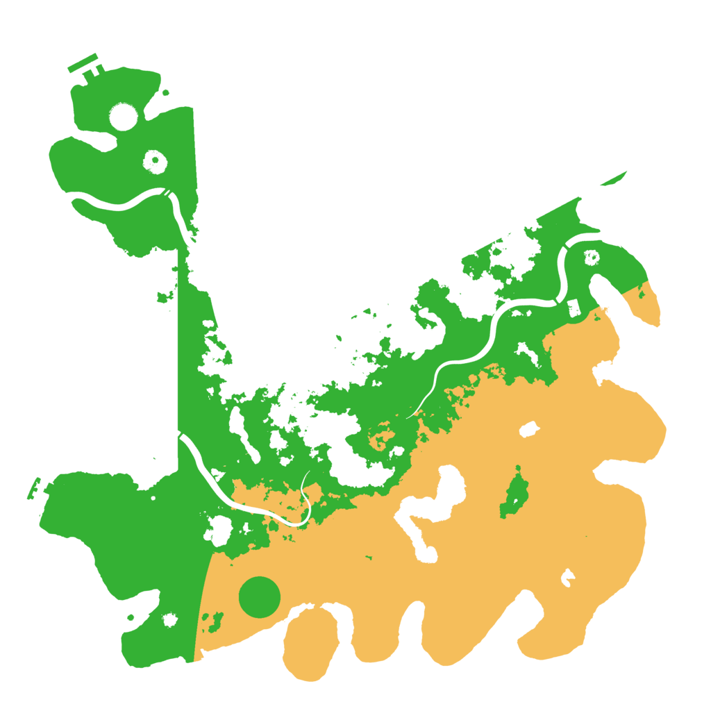 Biome Rust Map: Procedural Map, Size: 4500, Seed: 1220375092