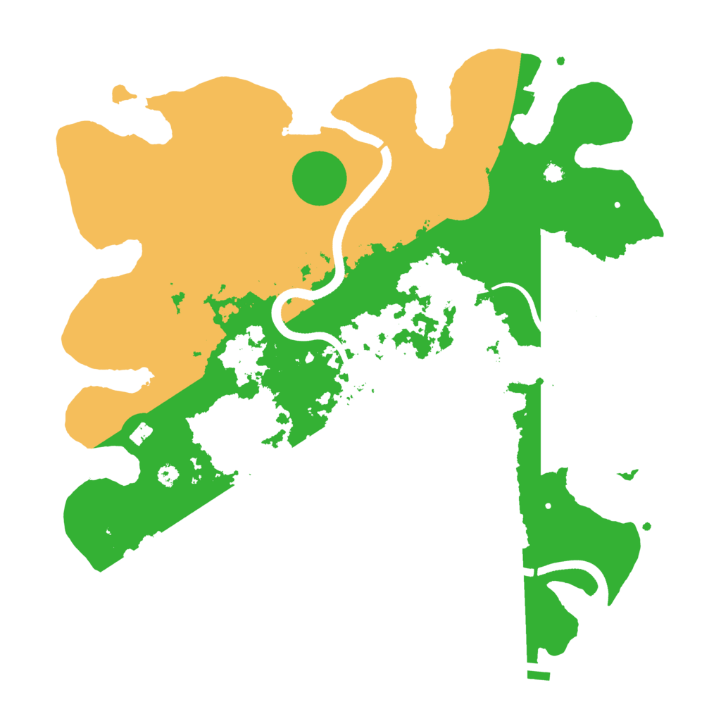 Biome Rust Map: Procedural Map, Size: 3500, Seed: 116163
