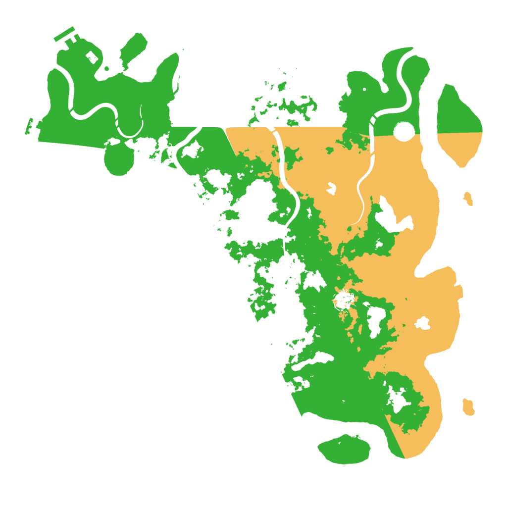 Biome Rust Map: Procedural Map, Size: 4500, Seed: 888623444