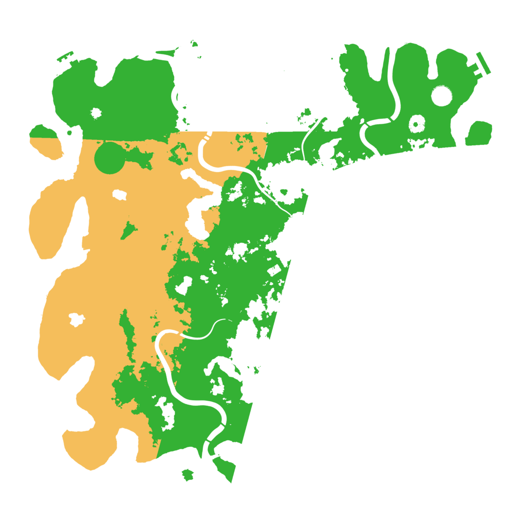 Biome Rust Map: Procedural Map, Size: 4500, Seed: 747733821