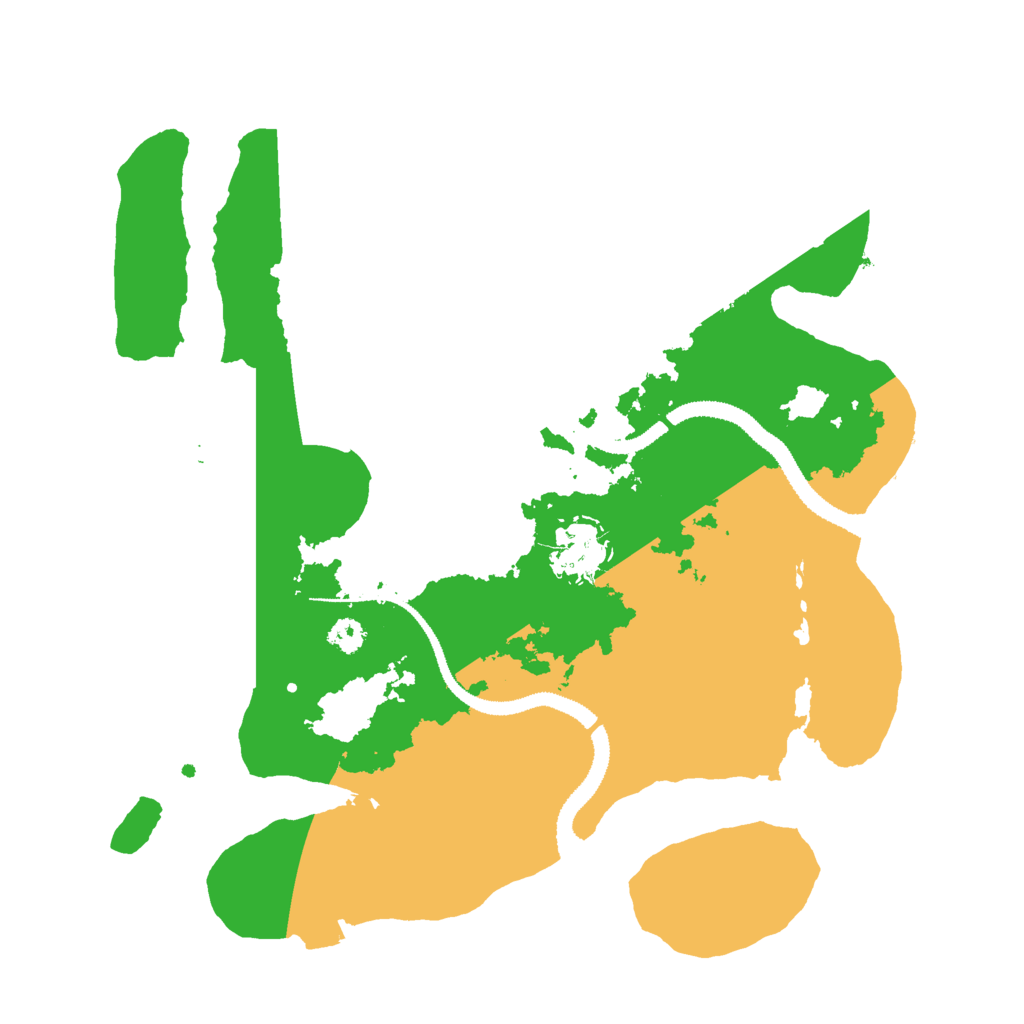 Biome Rust Map: Procedural Map, Size: 3000, Seed: 481841