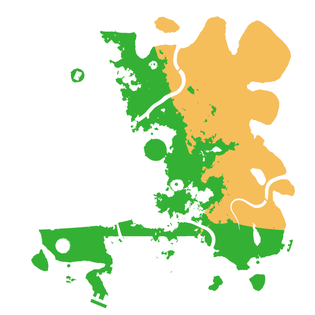 Biome Rust Map: Procedural Map, Size: 3800, Seed: 246115378