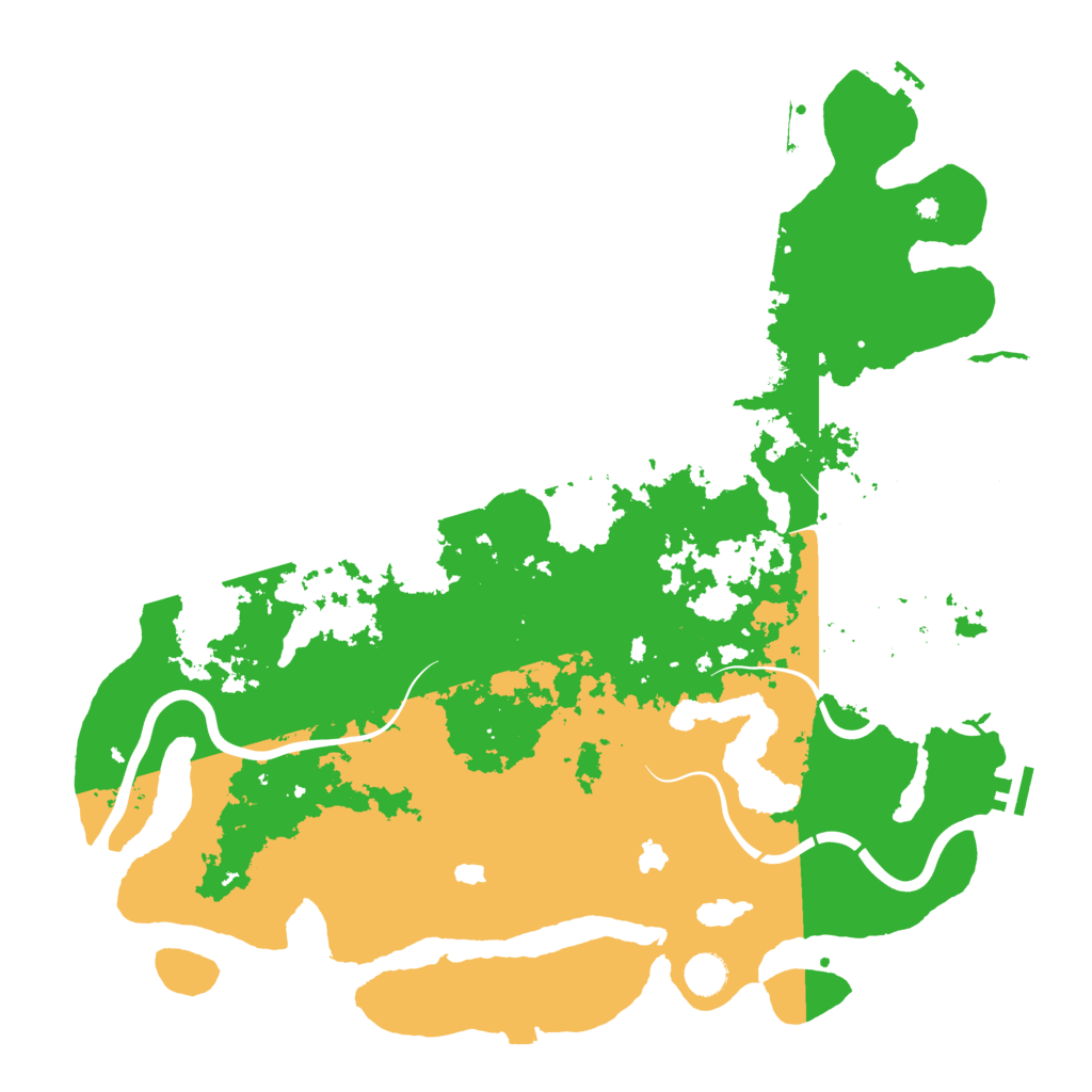 Biome Rust Map: Procedural Map, Size: 4500, Seed: 245987915